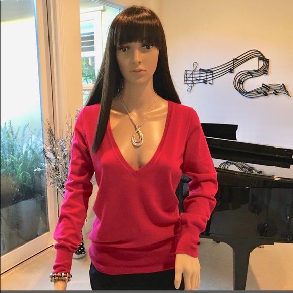 The Limited Merino Wool Deep VNeck Sweater - Picture 1 of 2